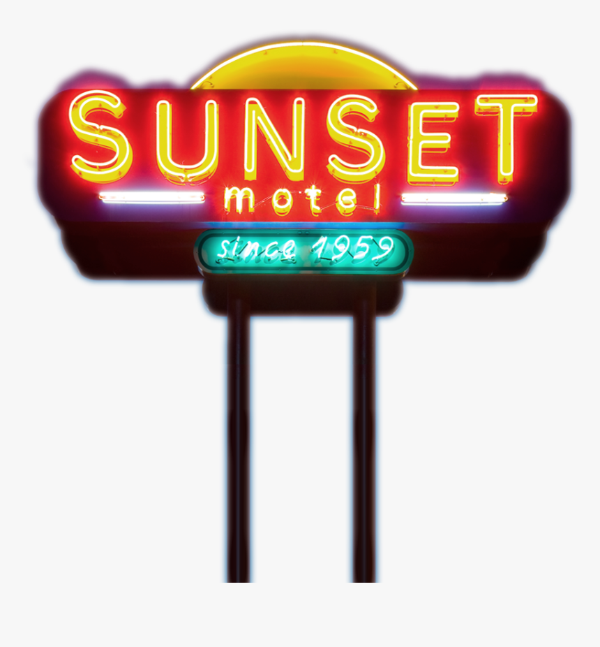 Motel Sign Png, Transparent Png, Free Download