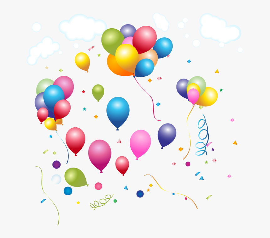 Transparent Gas Matter Clipart - Festive Balloon Background Png, Png Download, Free Download