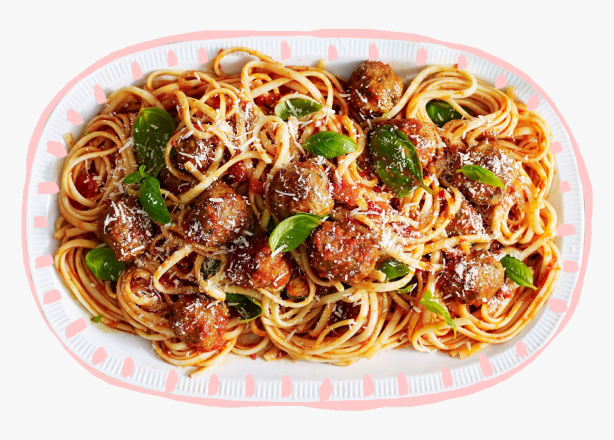 #spaghetti #food #plate #ftestickers #freetoedit - Spaghetti, HD Png Download, Free Download