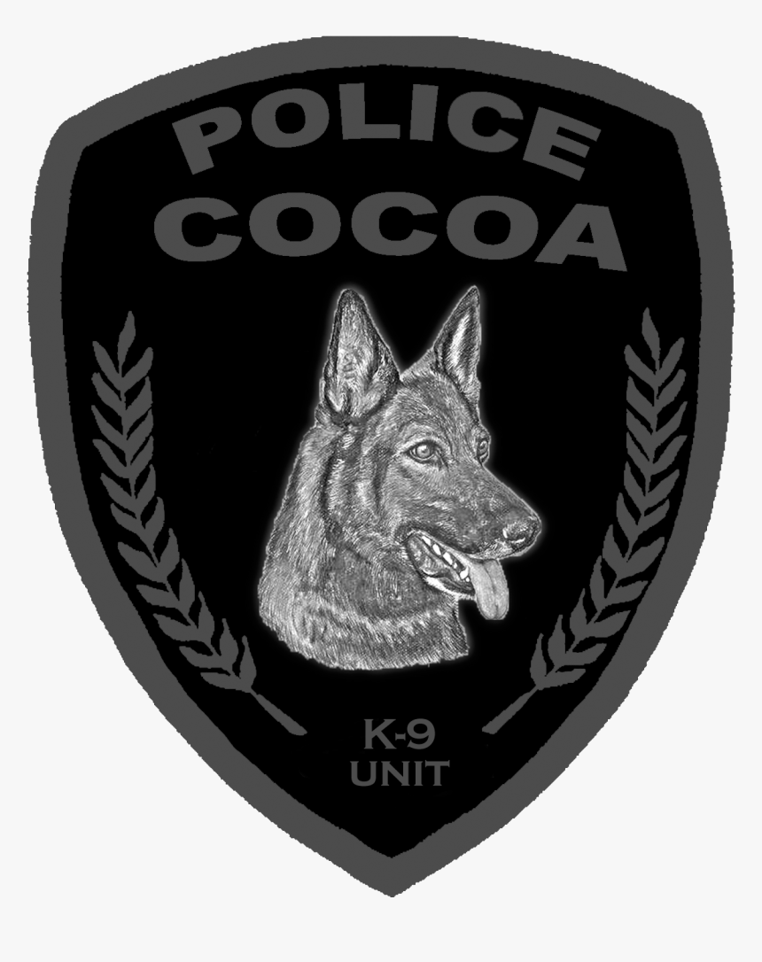 K9 Patch - Cocoa Police Department Florida, HD Png Download, Free Download