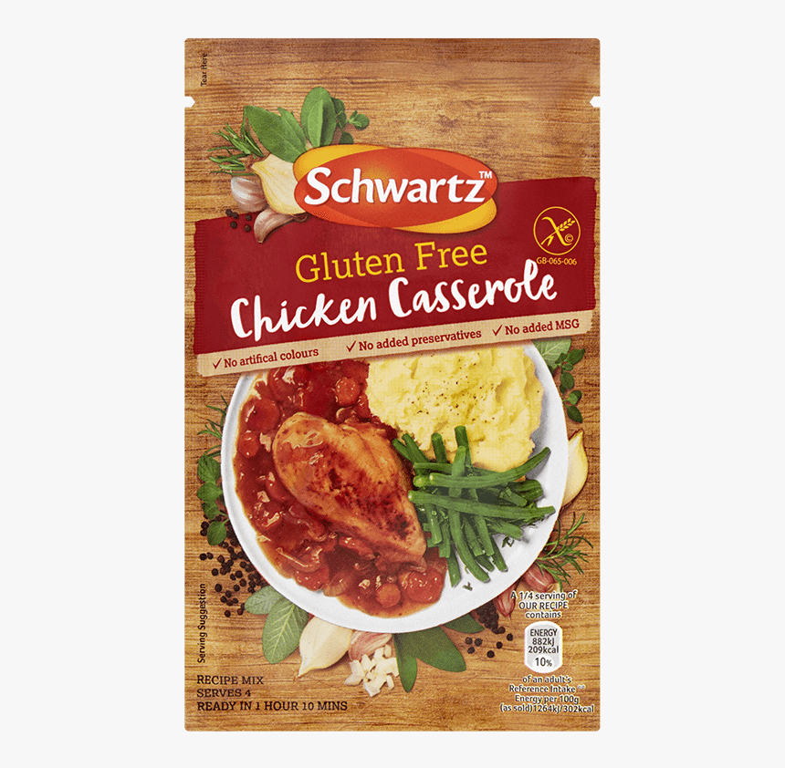 Gluten Free Chicken Casserole Copy - Schwartz Gluten Free Chicken Casserole, HD Png Download, Free Download