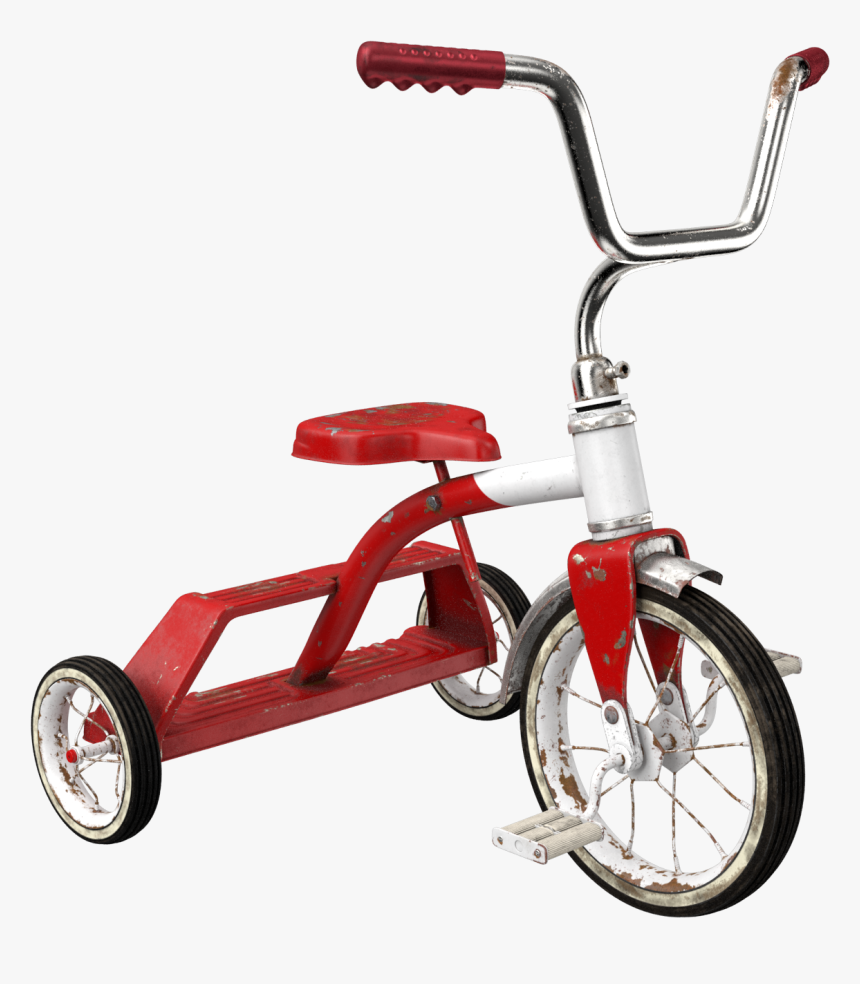 Dirty Vintage Tricycle Png Image - Tricycle Png, Transparent Png, Free Download