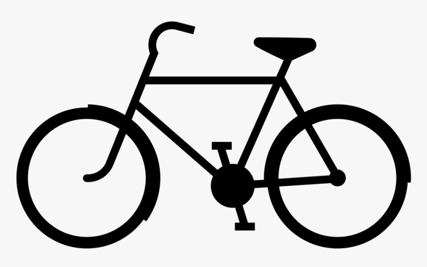 Bicycle, Hipster, Fixie, Bike, Vintage, Retro - Silhouette Of Bike, HD Png Download, Free Download