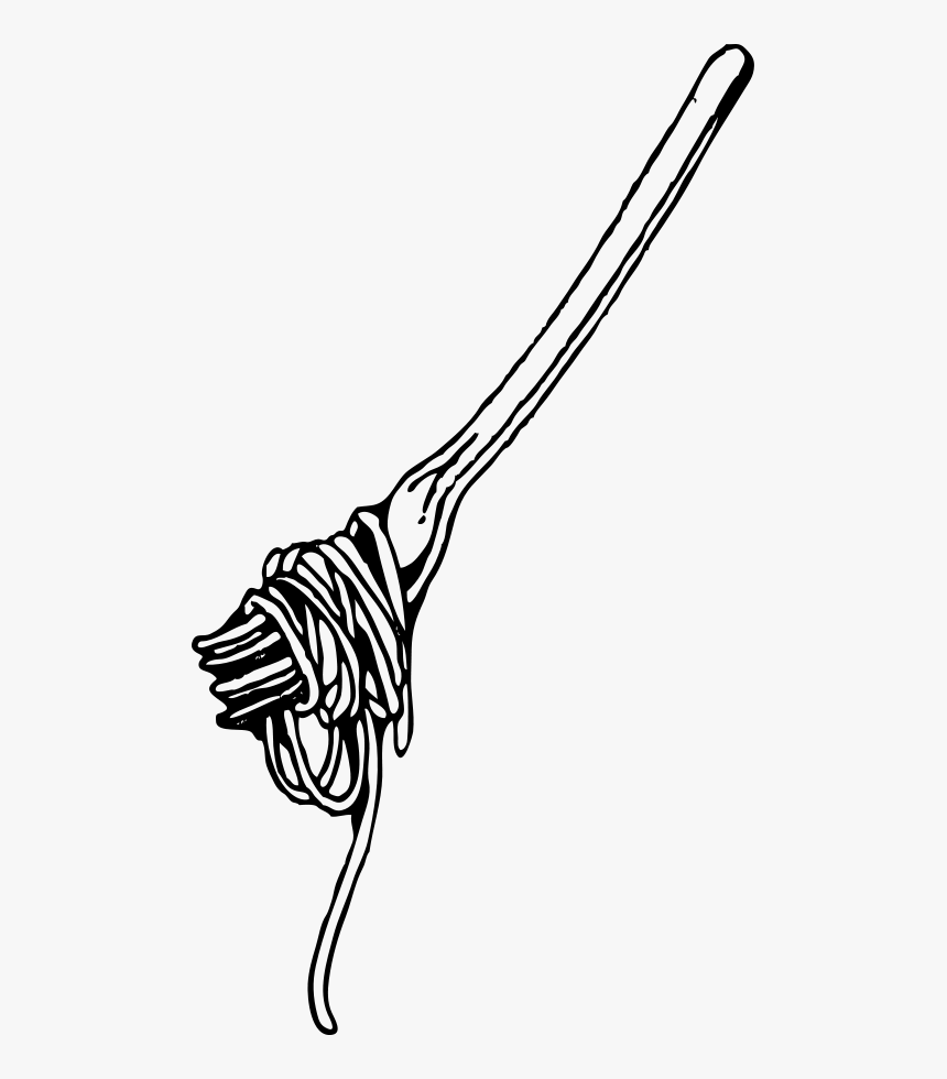 Fork With Spaghetti Svg Vector File, Vector Clip Art - Spaghetti Clip Art, HD Png Download, Free Download