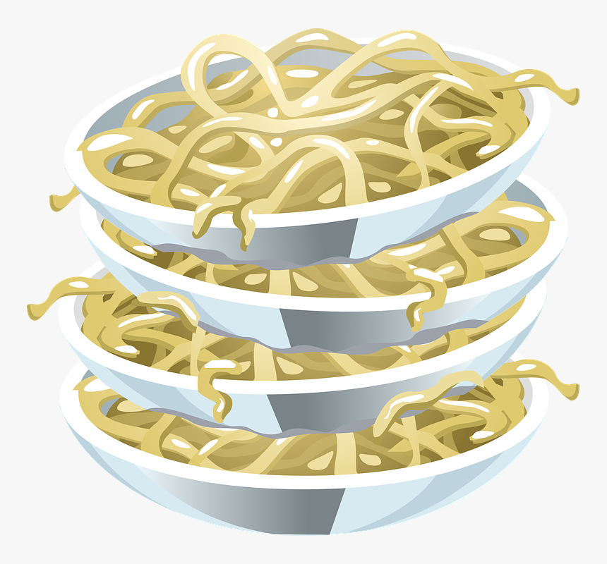 Transparent Plate Of Spaghetti Clipart - Noodle, HD Png Download, Free Download
