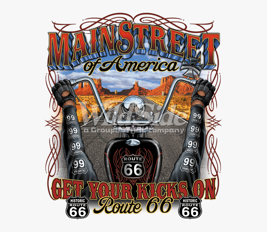 Main Street Of America Route - Poster, HD Png Download, Free Download