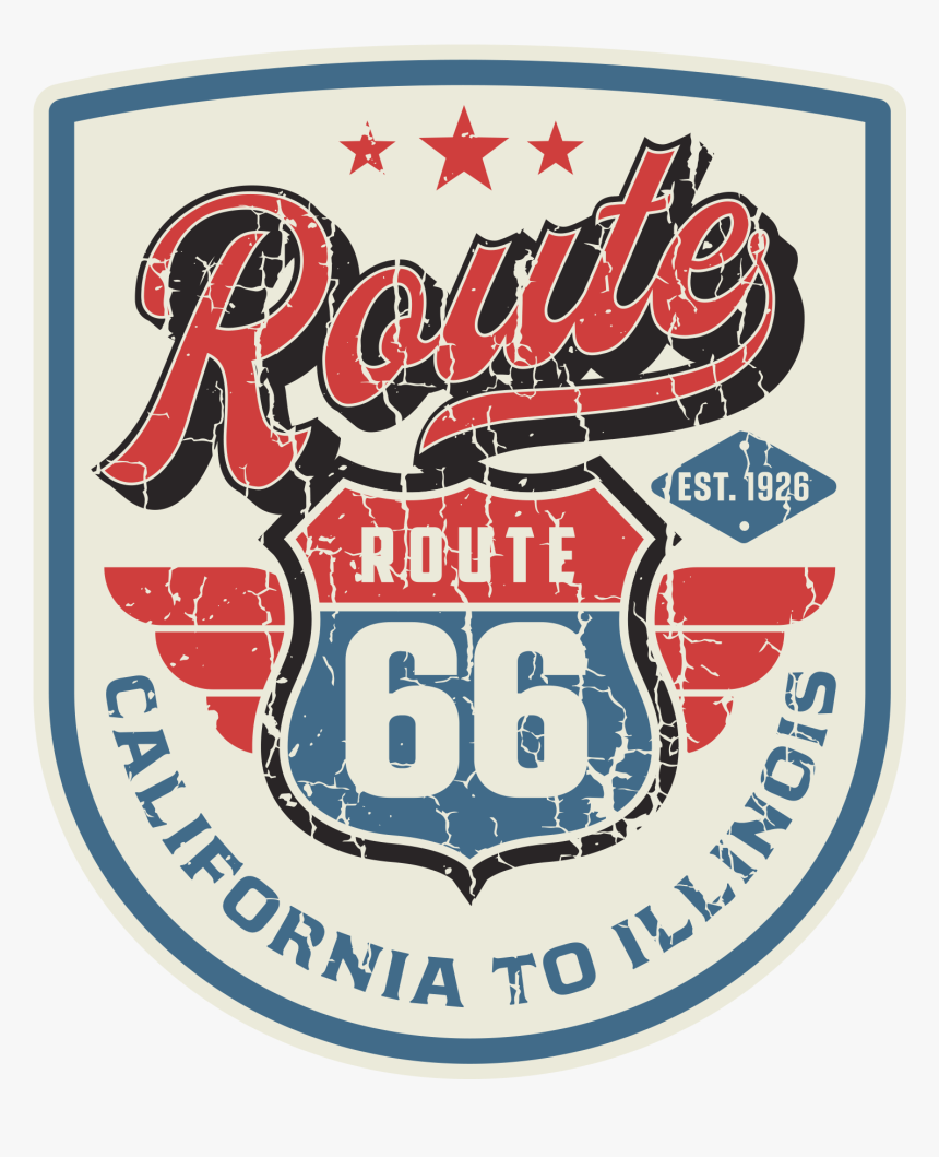 Transparent Route 66 Png - Emblem, Png Download, Free Download