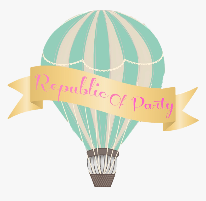 Hot Air Balloon Clip Art Mint Green, HD Png Download, Free Download