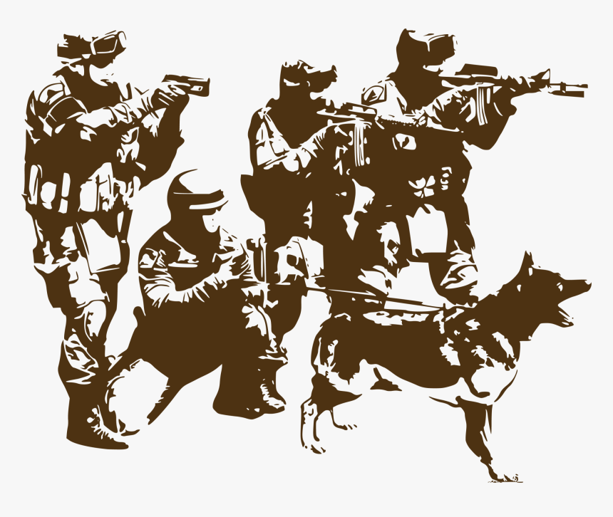 Logo Wall Decal Firearm Soldier - K 9 Unit Logo, HD Png Download, Free Download