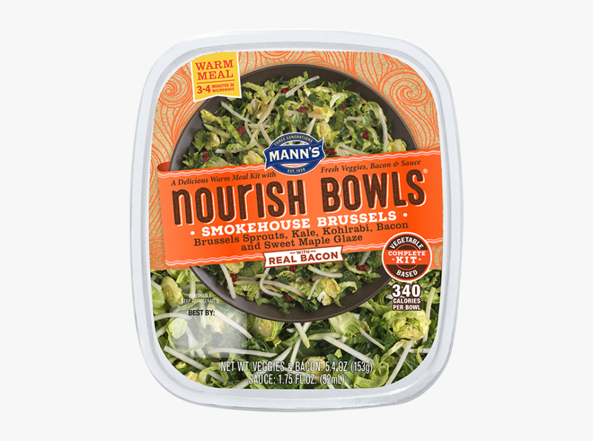 Mann's Nourish Bowls Bacon Maple Brussels, HD Png Download, Free Download