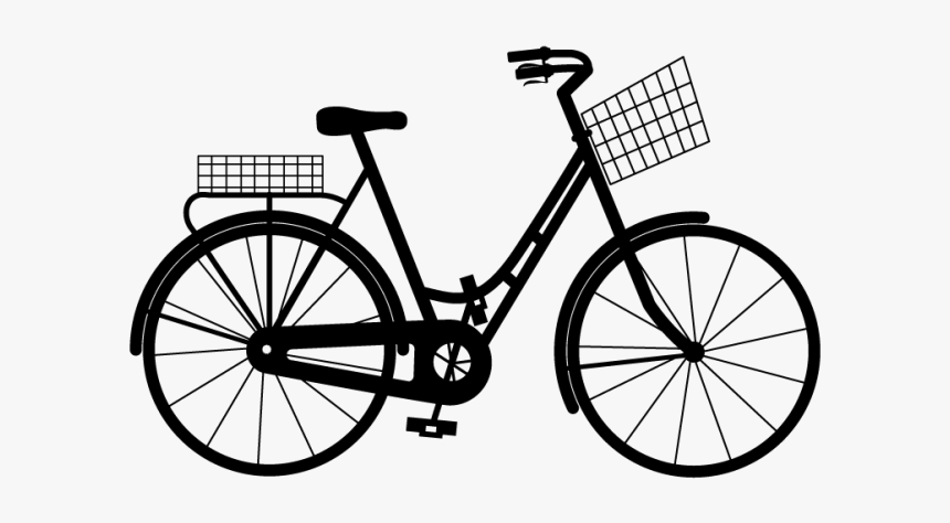Bicycle Drawing Png, Transparent Png, Free Download