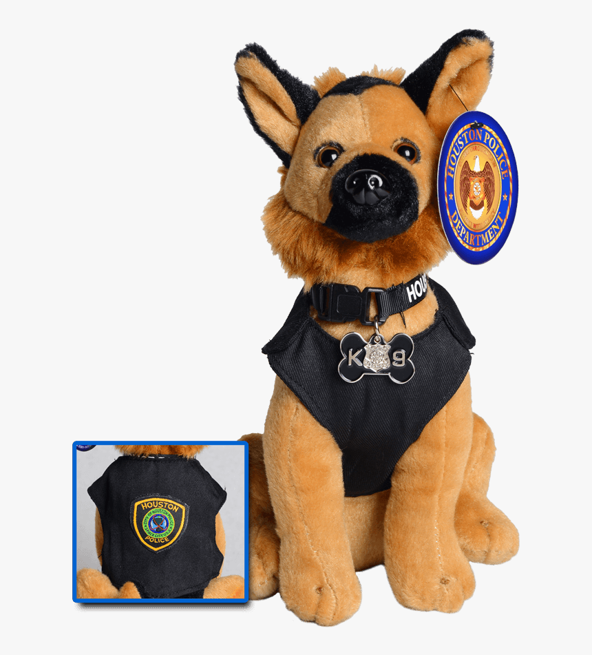 2018 Bsci Wholesale Custom Police Dog Plush Toys For - Custom Plush Police Dog, HD Png Download, Free Download