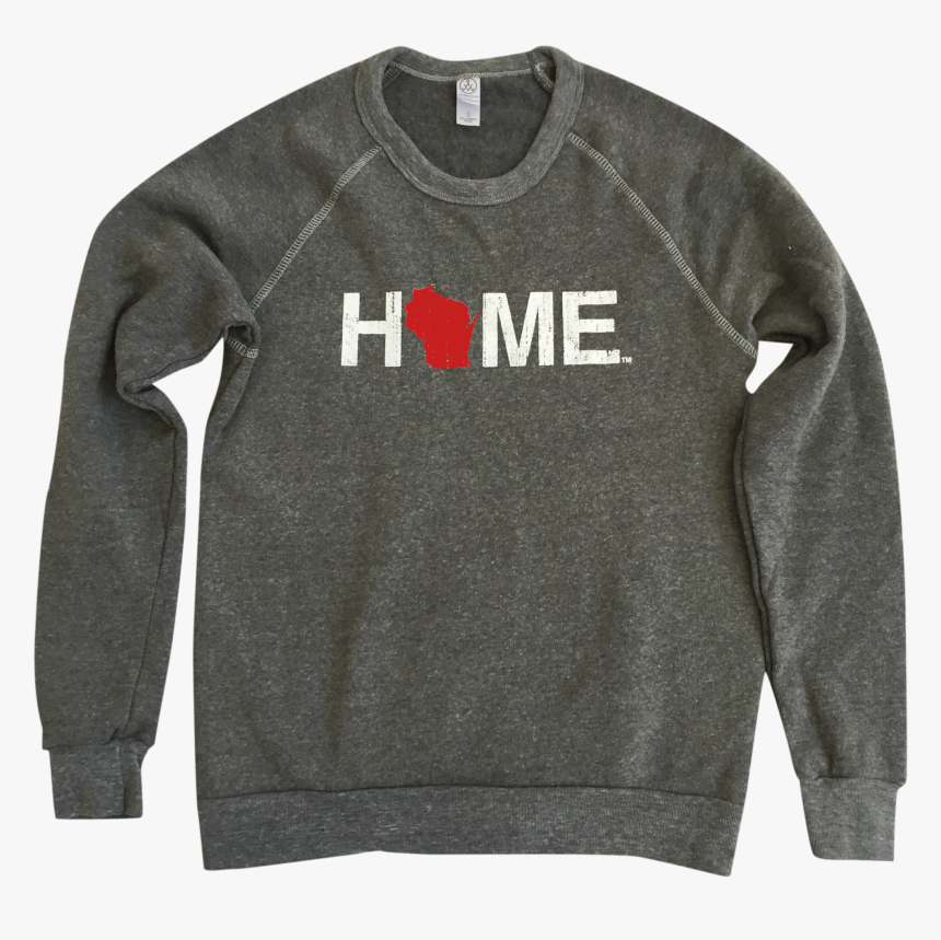 Wi Home Champ Crew Neck Sweatshirt Red/white - Sweater, HD Png Download, Free Download