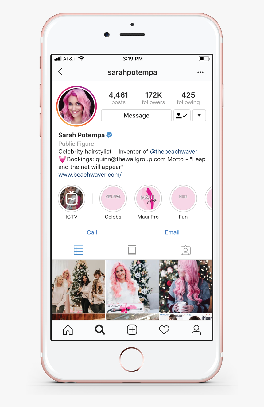 Sarahpotempa - Perfil Instagram De Uma Personal Organizer, HD Png Download, Free Download