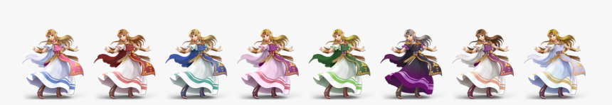 Zelda Smash Ultimate Alternate Costumes, HD Png Download, Free Download