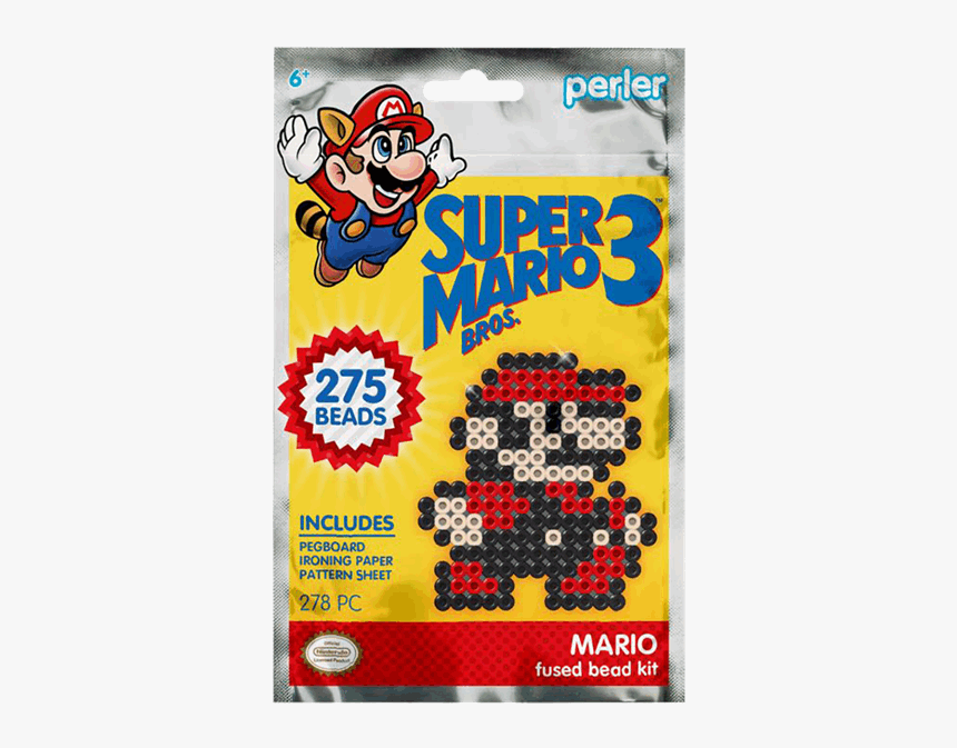 Super Mario Bros 3 Perler Beads, HD Png Download, Free Download