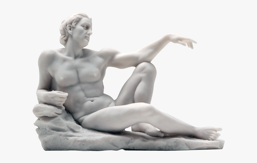 Marble Creation Of Man 1 Statue - Michelangelo, HD Png Download, Free Download