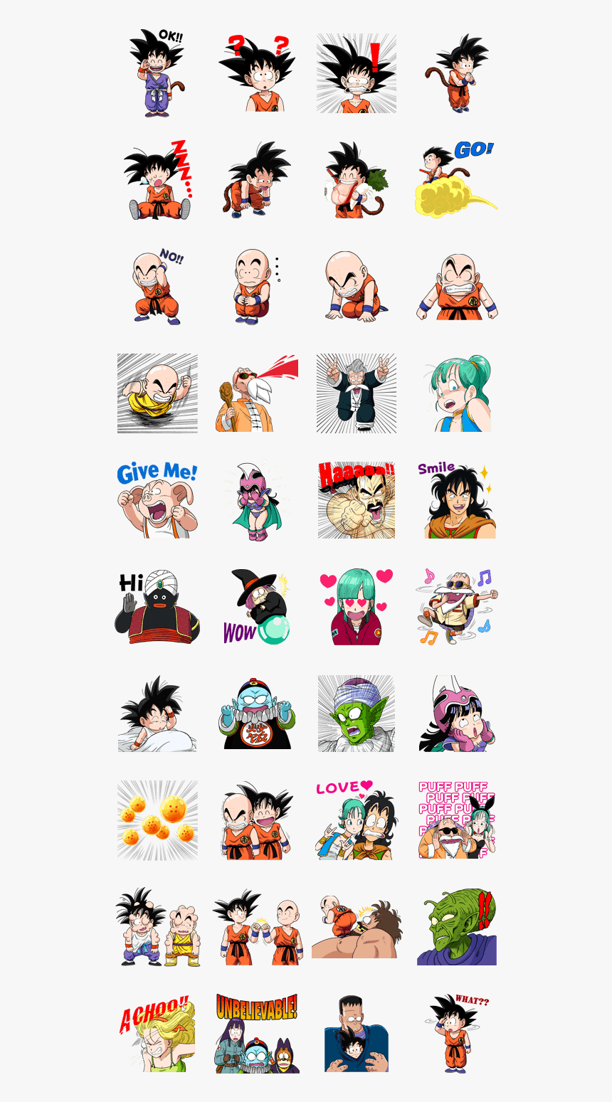 Dragon Ball Line Stickers, HD Png Download, Free Download