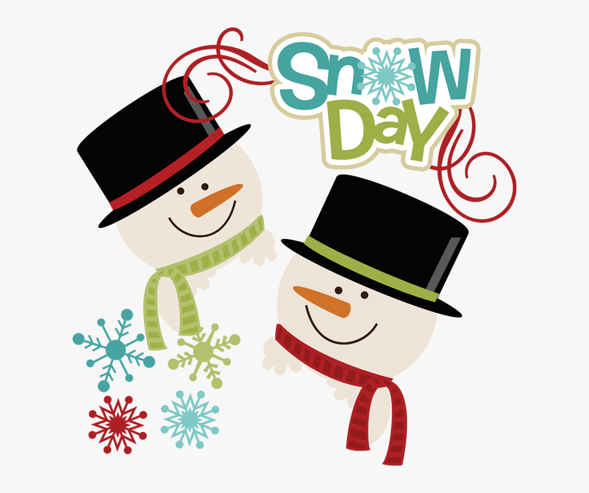 Clip Art Snow Day, HD Png Download - kindpng.