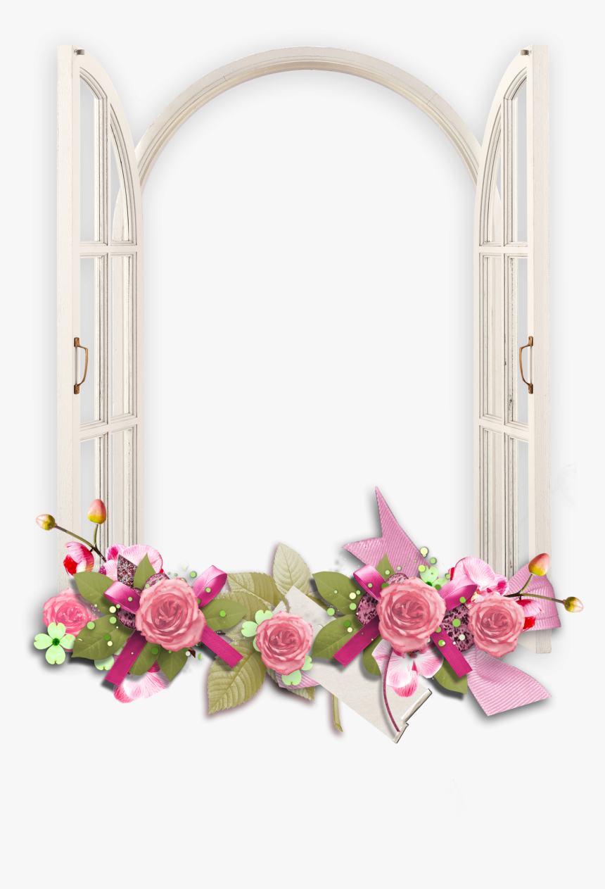 Ramki Png Pinterest Clip - Flower Photo Fream Png, Transparent Png, Free Download