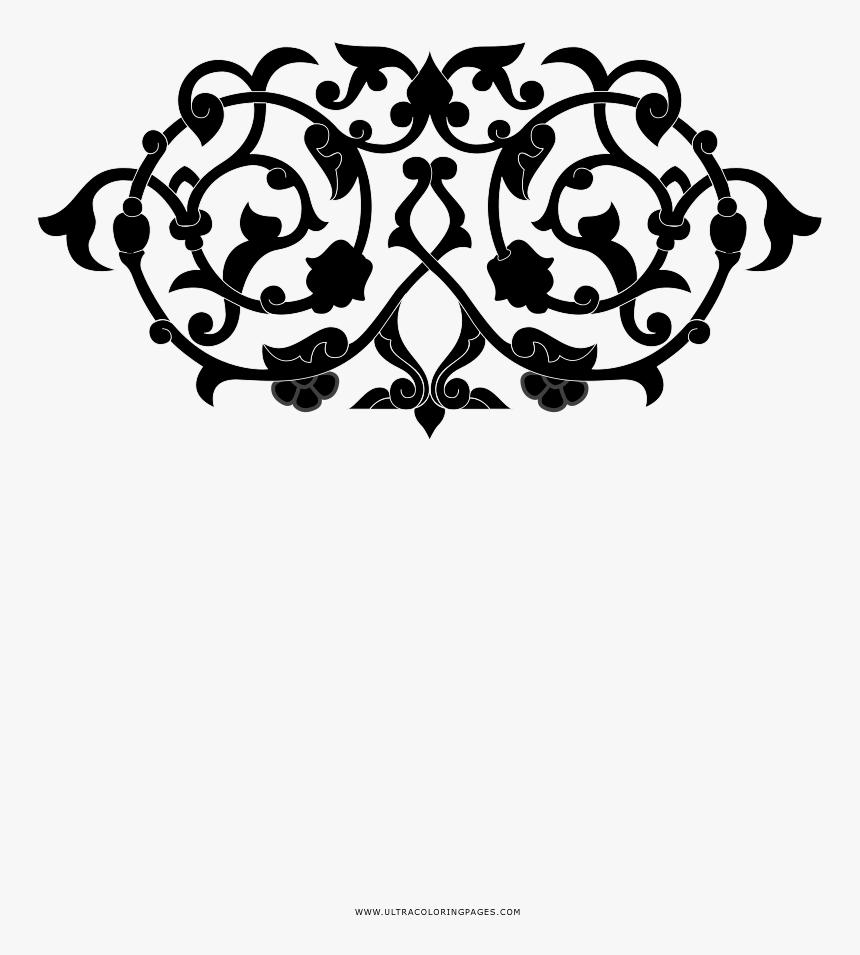 Ornamento Página Para Colorear - دانلود نقوش اسلیمی وکتور, HD Png Download, Free Download