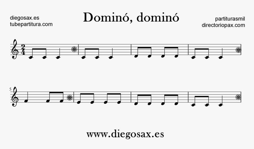 Partituras Para Saxo Alto, Flauta, Piano, Violín, Trompeta, - Sheet Music, HD Png Download, Free Download