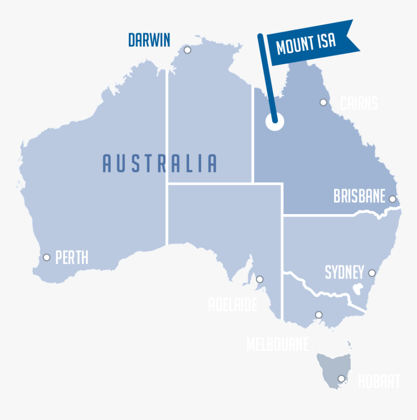 Australia-map - Population Of The Northern Territory, HD Png Download, Free Download