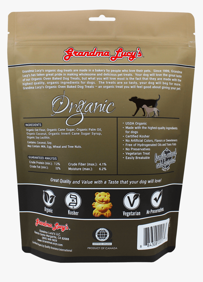 O Coconut Back - Grandma Lucy Dog Treats Ingredients, HD Png Download, Free Download