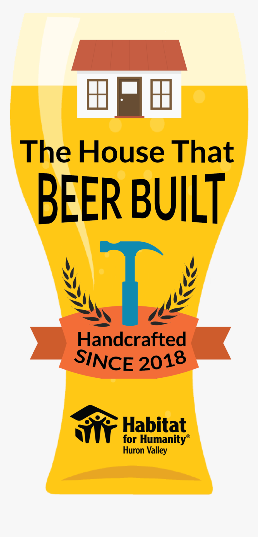 House The Beer Built Logo-1 - Poster, HD Png Download, Free Download