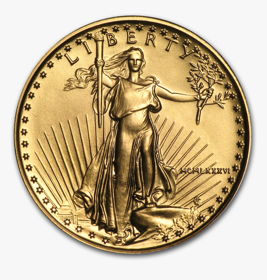 50 Gram Gold Coin, HD Png Download, Free Download