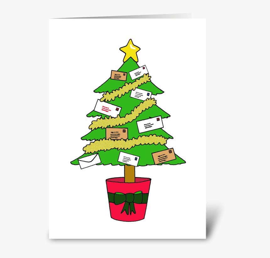 Happy Christmas To Mail Carrier Greeting Card - Librarian Christmas Card, HD Png Download, Free Download