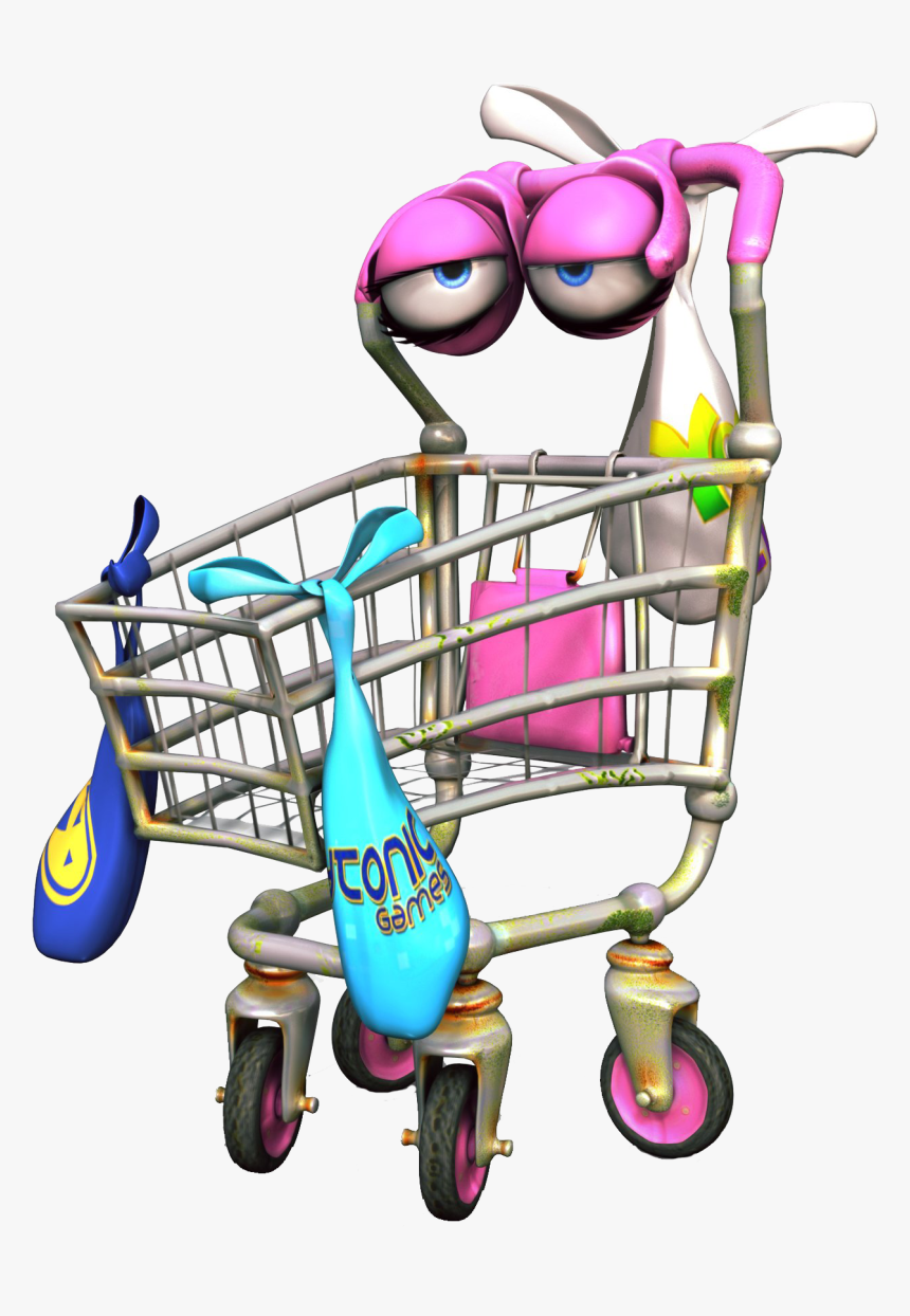 Yookapedia - Yooka Laylee Shopping Cart, HD Png Download, Free Download