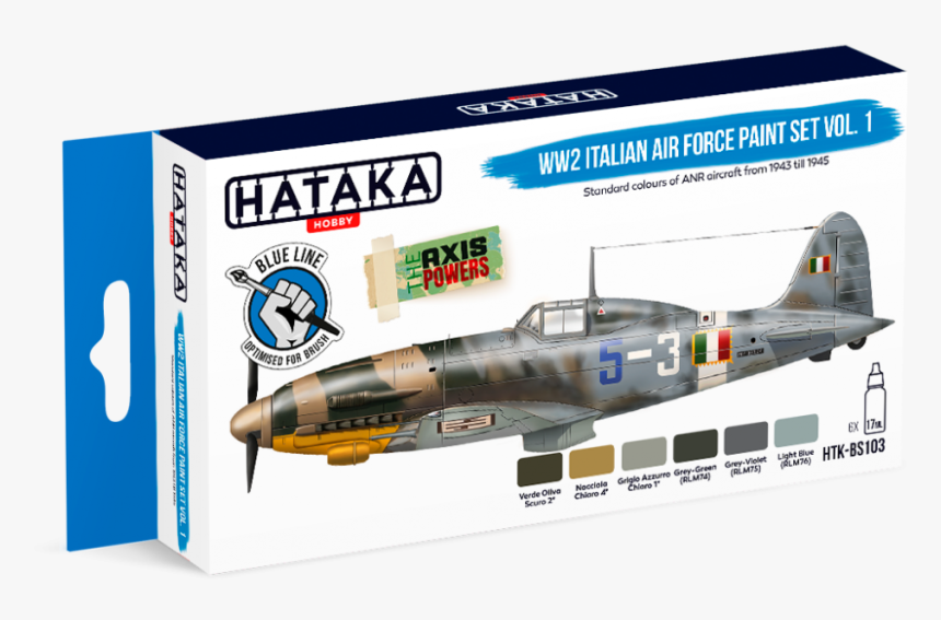 Htk-bs103 Ww2 Italian Air Force Paint Set Vol - Hataka Soviet Late Set, HD Png Download, Free Download