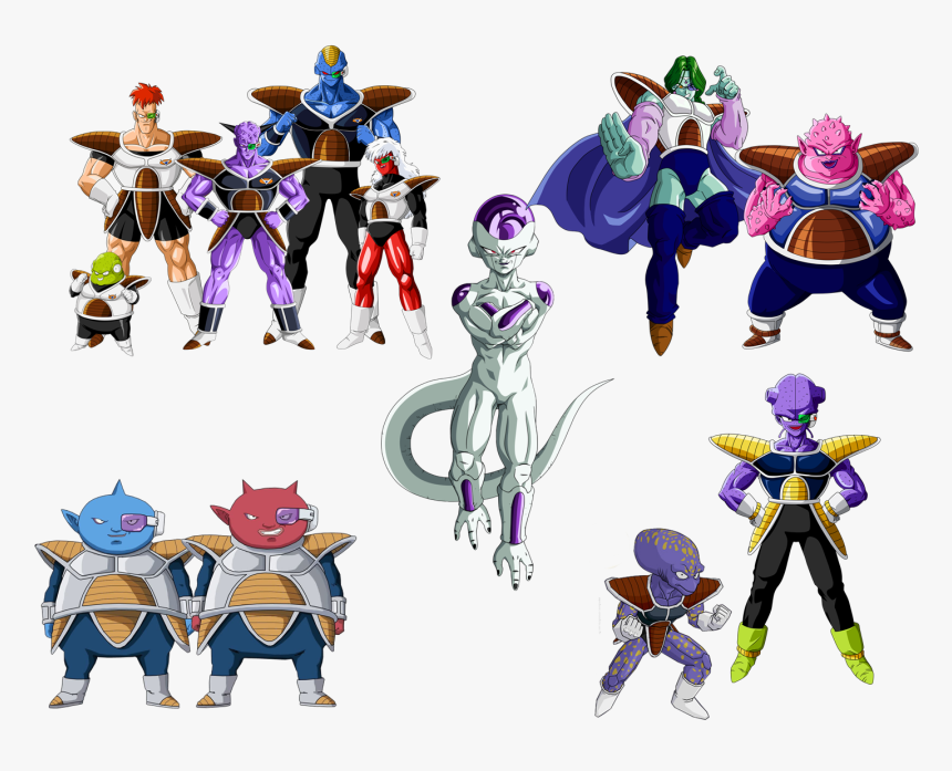 Frieza And His Elites - Frieza Minions, HD Png Download, Free Download