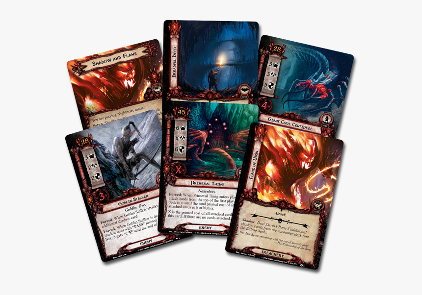 Lord Of The Rings Card Game Nightmare Deck, HD Png Download, Free Download