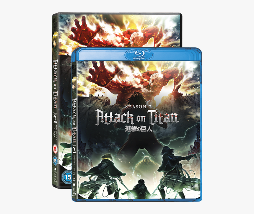 Attack On Titan - Attack On Titan Season 2 Blu Ray, HD Png Download, Free Download