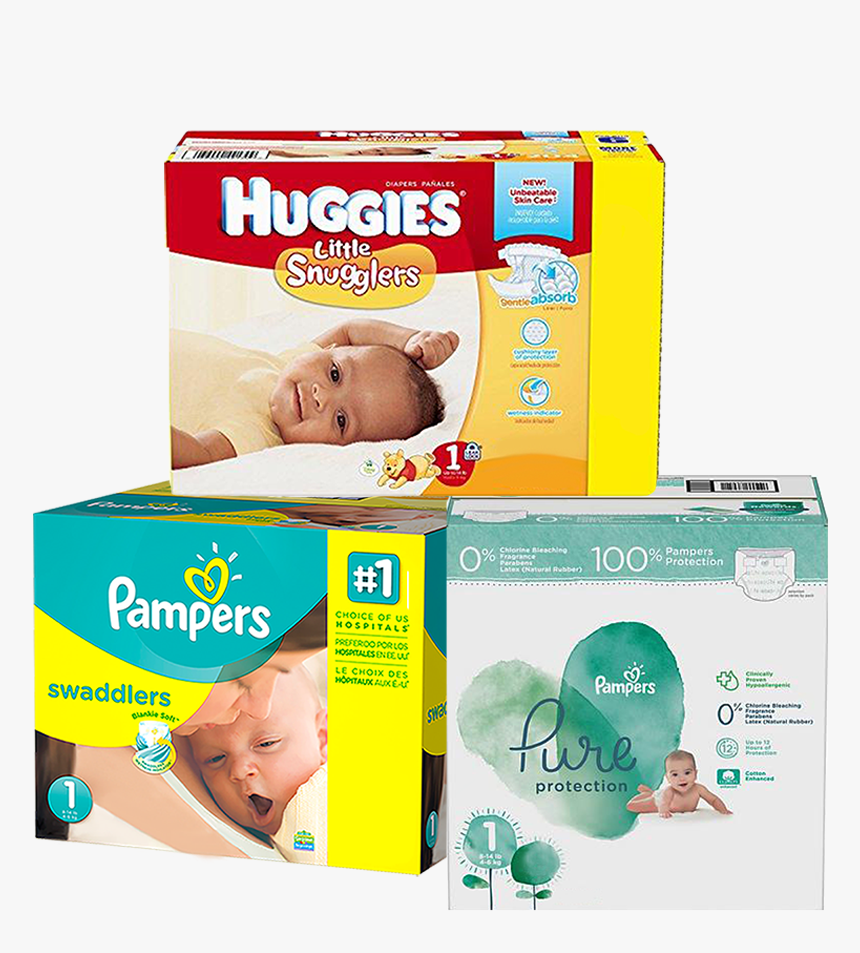 Pamper Swaddler Huggies Little Snugglers And Pamper - Huggies, HD Png Download, Free Download