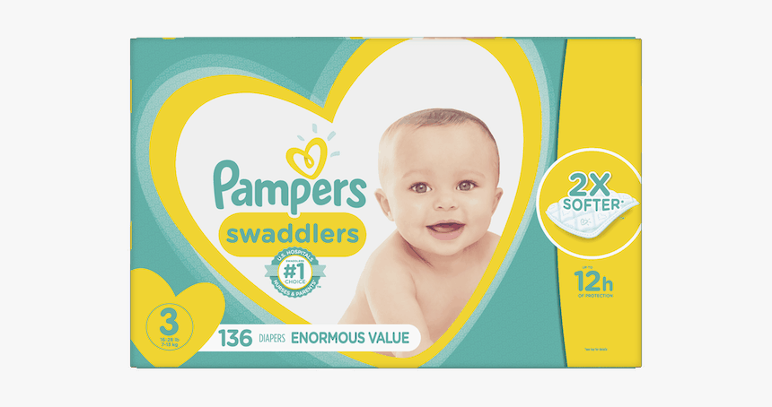 Pampers Swaddlers Size 3, HD Png Download, Free Download