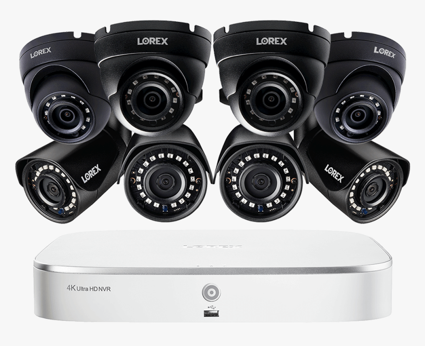 8-channel Home Security System With 2k Resolution Ip - Security Camera System, HD Png Download, Free Download