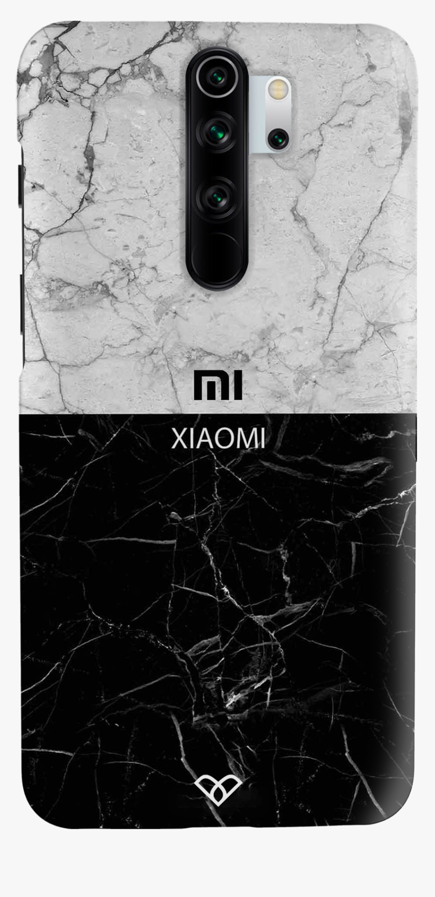 Grey & Black Marble Slim Case And Cover For Redmi Note - Iphone, HD Png Download, Free Download