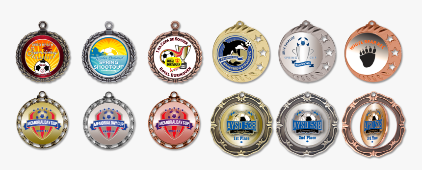 Soccer Insert Medals Sample Collection - Emblem, HD Png Download, Free Download