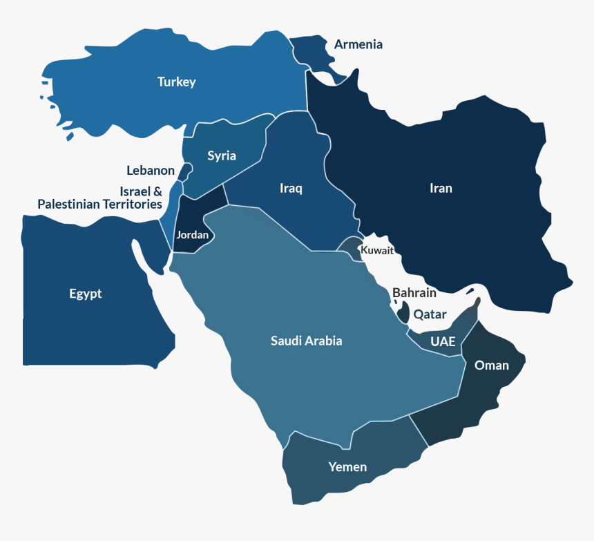 Middle East Map Icon, HD Png Download, Free Download