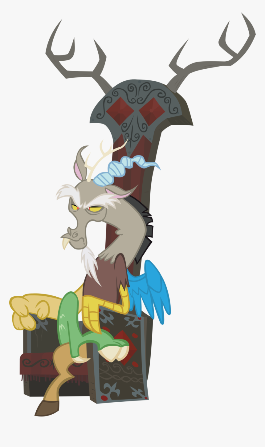 Img 2697317 1 Impatient Discord By Irish - Mlp Discord On His Throne, HD Png Download, Free Download