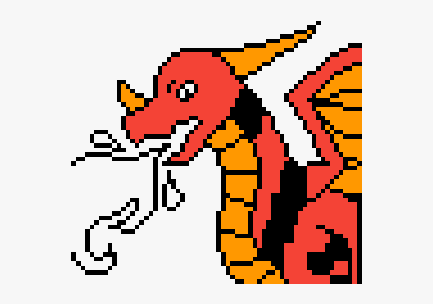 Wings Of Fire Pixel Art Grid, HD Png Download, Free Download