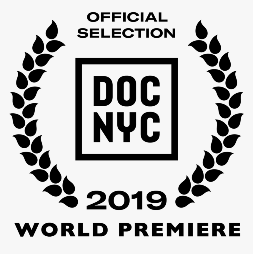Docnyc19 Laurels Officialselection World Premiere Black - Doc Nyc Logo, HD Png Download, Free Download