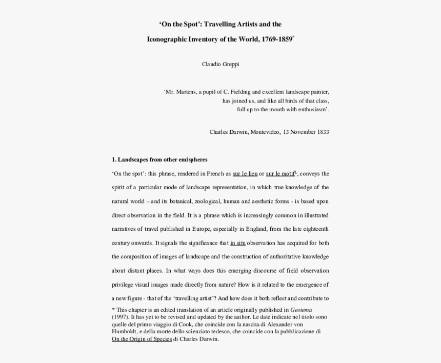 Us Travel Doc - Example Of Research Paper, HD Png Download, Free Download