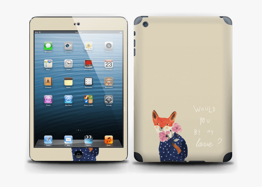 Fox Love Skin Ipad Mini - Ipad Mini 1st Generation, HD Png Download, Free Download