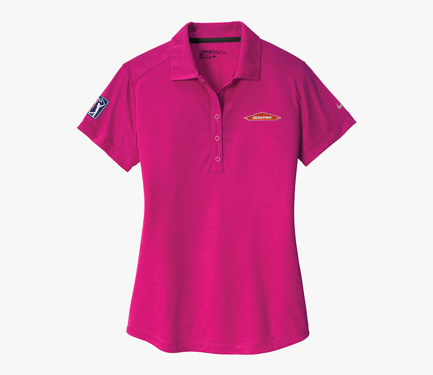 Women"s Servpro®/pga Nike Fireberry Crosshatch Polo - T Shirt Design Colours, HD Png Download, Free Download