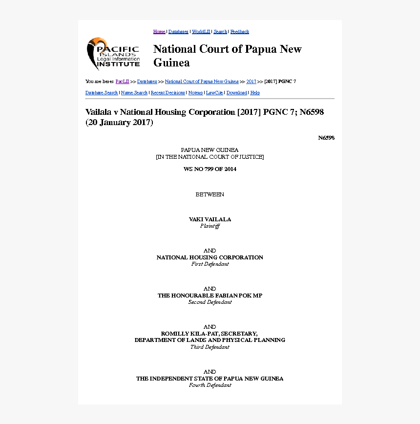 Five Court System Of Papua New Guinea, HD Png Download, Free Download