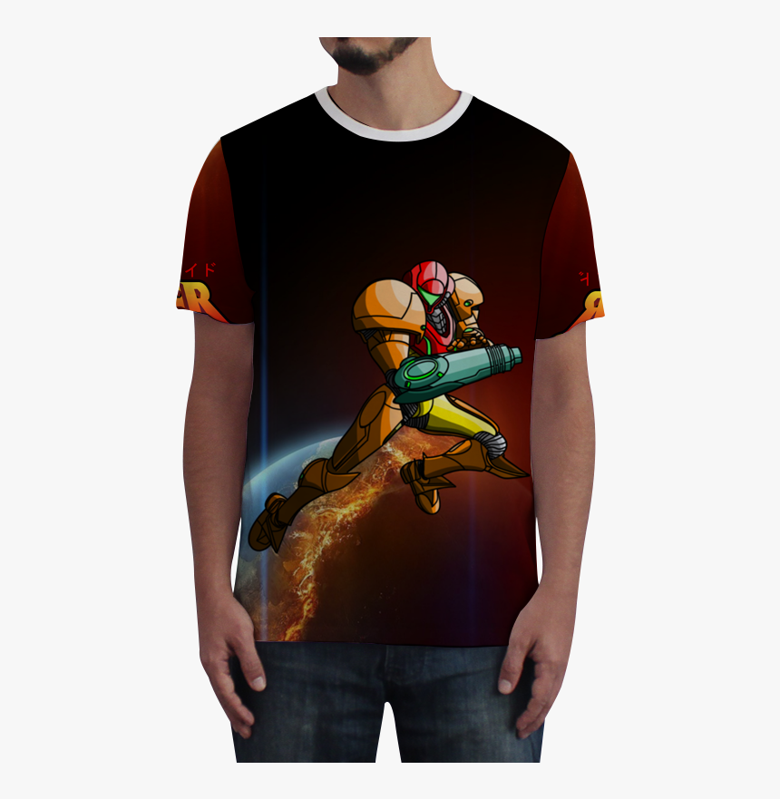 Camiseta Fullprint Super Metroid Samus Aran De Jogo - Camiseta Do Steven Universo, HD Png Download, Free Download